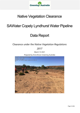 SA Water Copley Lyndhurst Pipeline