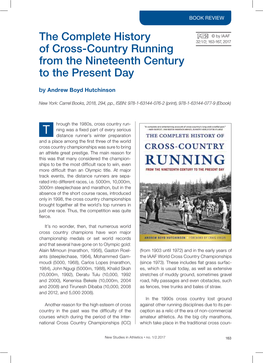 The Complete History of Cross-Country Running from the Nineteenth Century to the Present Day Try Season - I.E