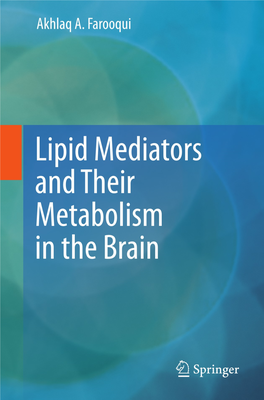 Lipid Mediators and Their Metabolism in the Brain