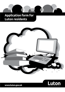 Application Form for Luton Residents