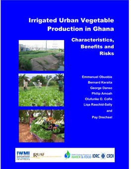 Irrigated Urban Vegetable Production in Ghana