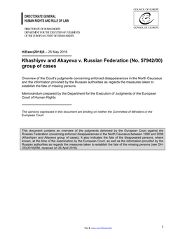 1259 RUS Khashiyev H/Exec Disappearance Cases Table