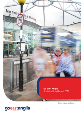 Go East Anglia Sustainability Report 2017