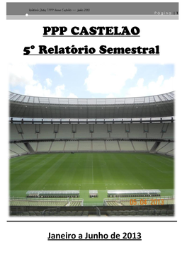 PPP CASTELÃO 5º Relatório Semestral