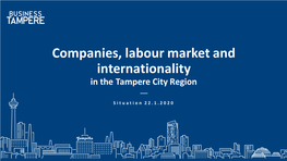 Companies, Labour Market and Internationality in the Tampere City Region