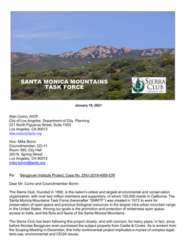 Santa Monica Mountains Task Force