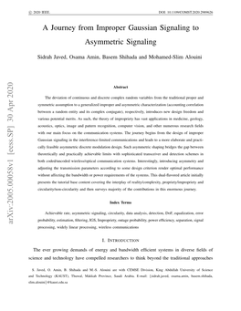 A Journey from Improper Gaussian Signaling to Asymmetric Signaling