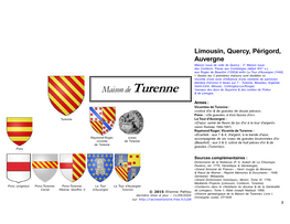 Maison De Turenne & De Limoges