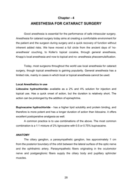 Peribulbar Anaesthesia