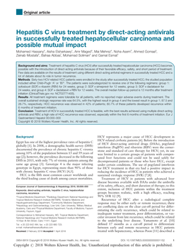 Hepatitis C Virus Treatment by Direct-Acting Antivirals In