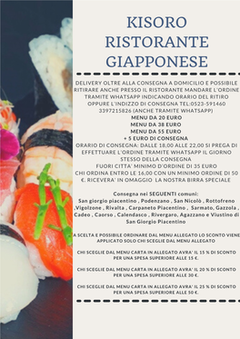 Kisoro Ristorante Giapponese