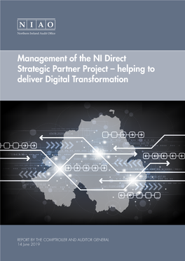 Management of the NI Direct Strategic Partner Project – Helping to Deliver Digital Transformation