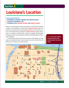Louisiana's Location Louisiana's Location