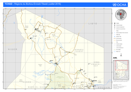 TCHAD : Régions Du Borkou-Ennedi-Tibesti (Juillet 2016)