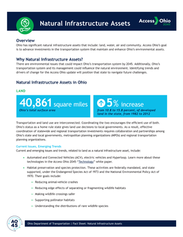 Natural Infrastructure Assets