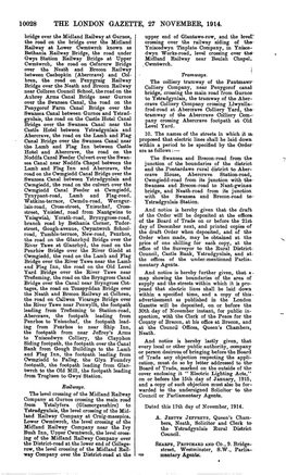 10028 the London Gazette, 27 November, 1914