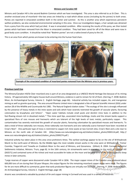 Example of the Emaciated Condition of Moorland Ponies Removed from the Minions Area in Previous Years