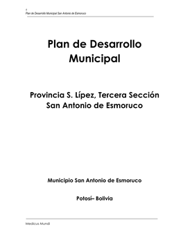 Diagnostico Municipal Consolidado