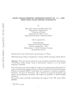 Cross Characteristic Representations of $^ 3D 4 (Q) $ Are Reducible Over