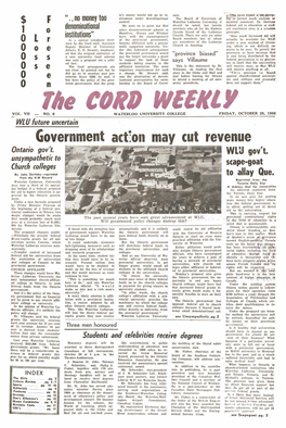 The CORD WEEKLY Vot