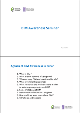 BIM Awareness Seminar