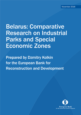 Belarus: Comparative Research on Industrial Parks and Special Economic Zones