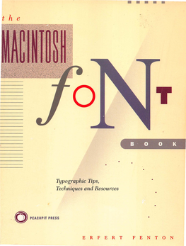 The Macintosh Font Book 1989.Pdf