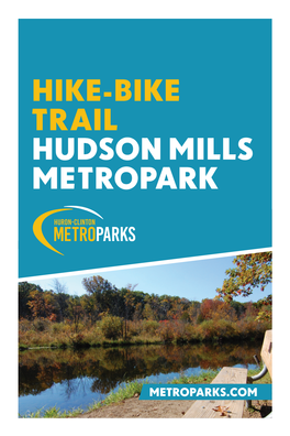 Hike-Bike Trail Hudson Mills Metropark