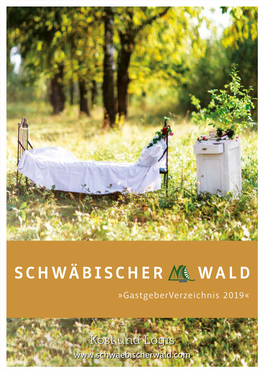 SCHWÄBISCHER WALD »Gastgeberverzeichnis 2019«