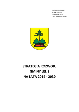 Strategia Rozwoju Gminy Lelis Na Lata 2014 - 2030