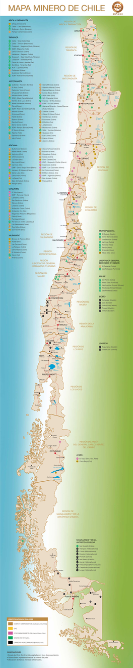 Mapa Minero De Chile
