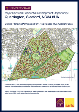Major Serviced Residential Development Opportunity: Quarrington, Sleaford, NG34 8UA