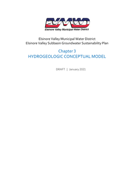 Chapter 3 HYDROGEOLOGIC CONCEPTUAL MODEL