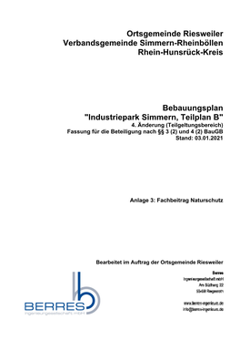 Ortsgemeinde Riesweiler Verbandsgemeinde Simmern-Rheinböllen Rhein-Hunsrück-Kreis