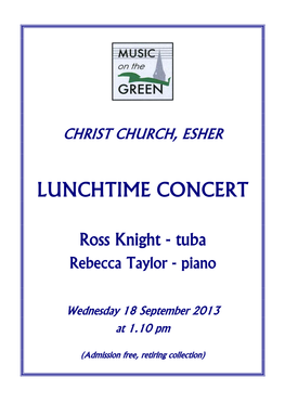 Lunchtime Concert