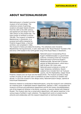 About Nationalmuseum