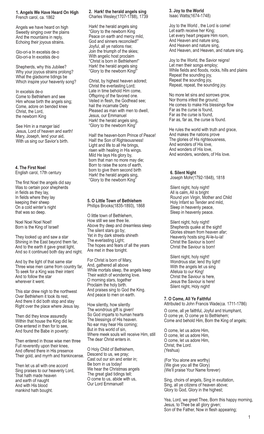 Christmas Carols, Lyrics.Indd