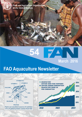 FAO Aquaculture Newsletter No. 54, March 2016