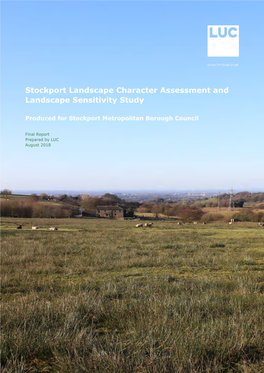 Stockport Landscape Character Assessment 2018