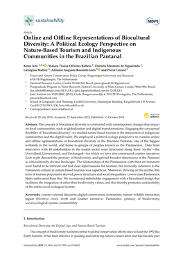 Online and Offline Representations of Biocultural Diversity