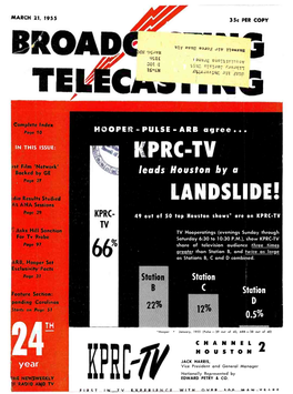 KPRCTV Rst Film 'Network' Backed by GE Leads Houston by a Page 27