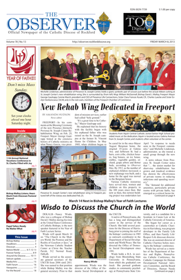 New Rehab Wing Dedicated in Freeport
