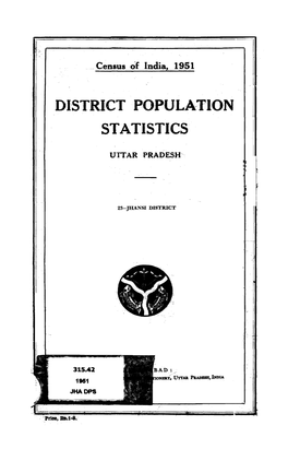 District Population Statistics, 23-Jhansi, Uttar Pradesh