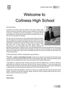 Coltness High School