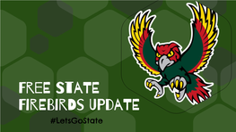 Free State Firebirds Update #Letsgostate 2021 Kansas Biology Teacher of the Year! CONGRATULATIONS to Free State Biology Teacher Mrs