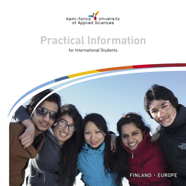 Practical Information for International Students 2013-2014