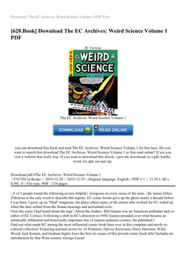 Download the EC Archives: Weird Science Volume 1 PDF