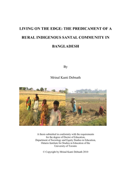 The Predicament of a Rural Indigenous Santal