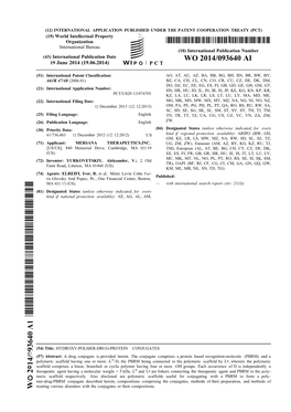 WO 2014/093640 Al 19 June 2014 (19.06.2014) P O P C T