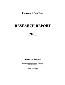 Research Report 2000